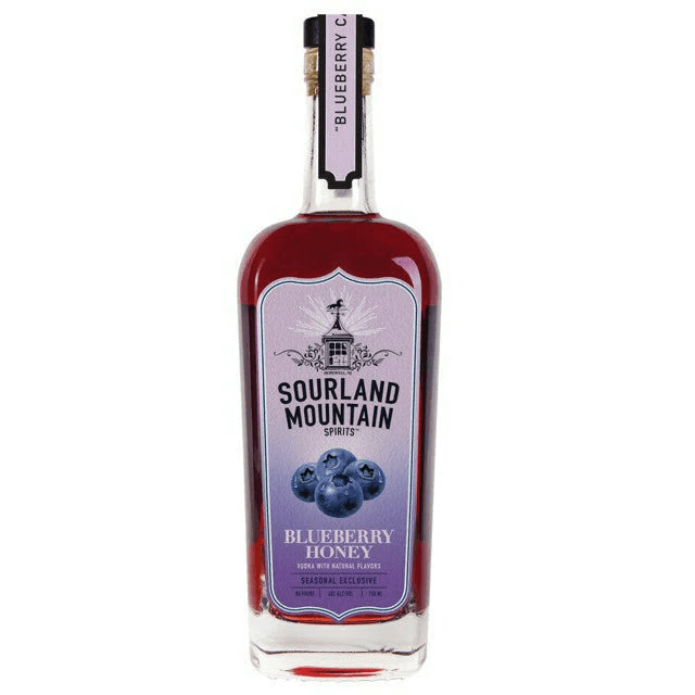 Blueberry Honey Vodka Bottle